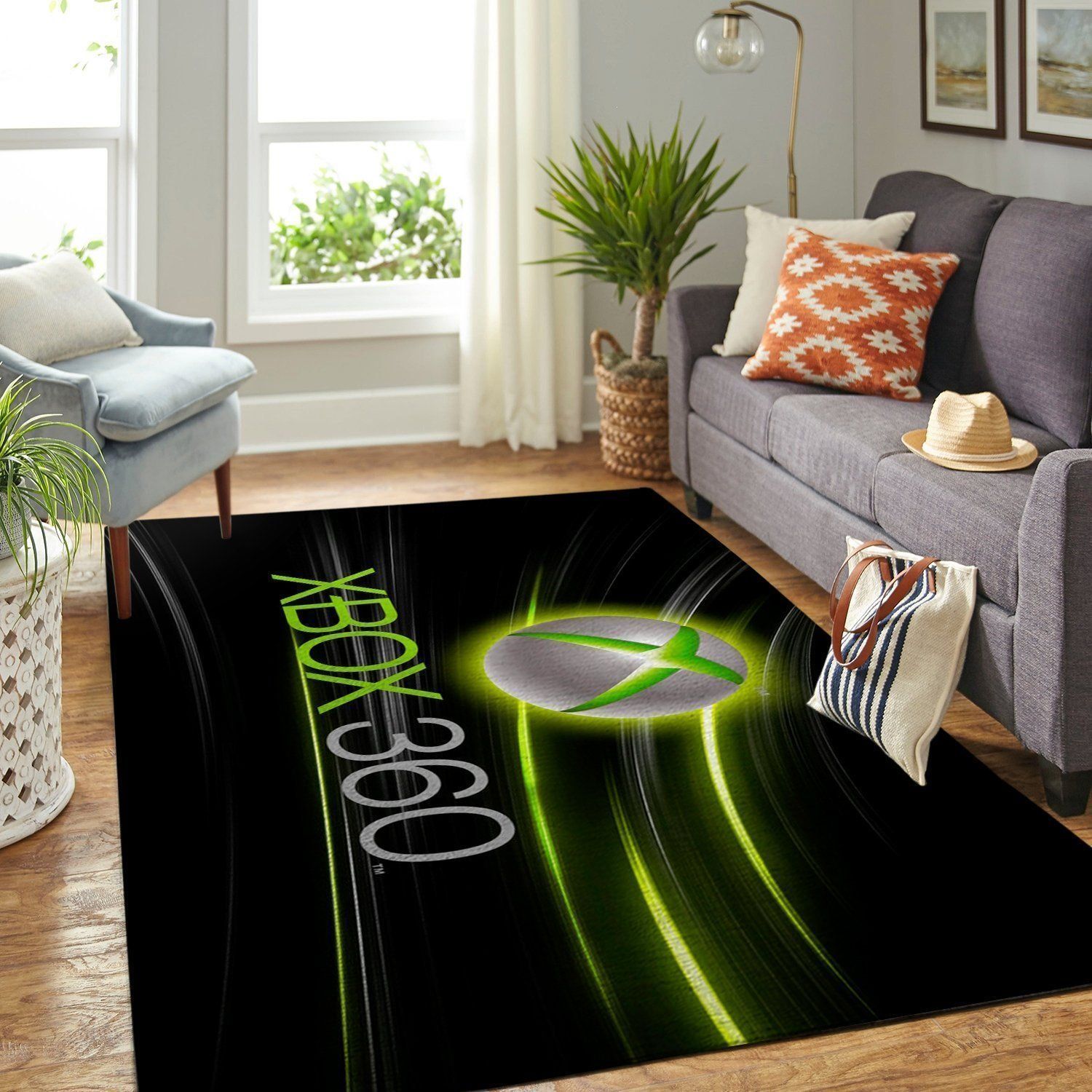 Xbox Area Rug Gaming Gamer V908  Chussin | Home Decor Easily