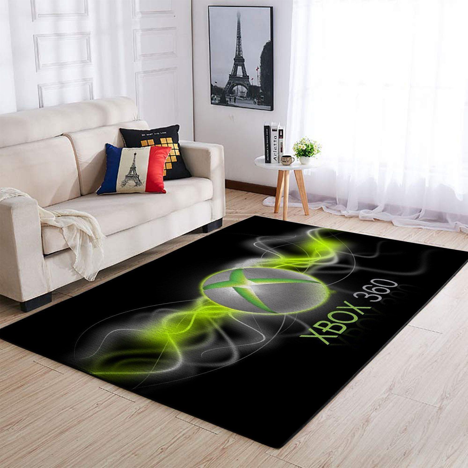 Xbox Area Rug Gaming Gamer V925 | Home Decor Easily