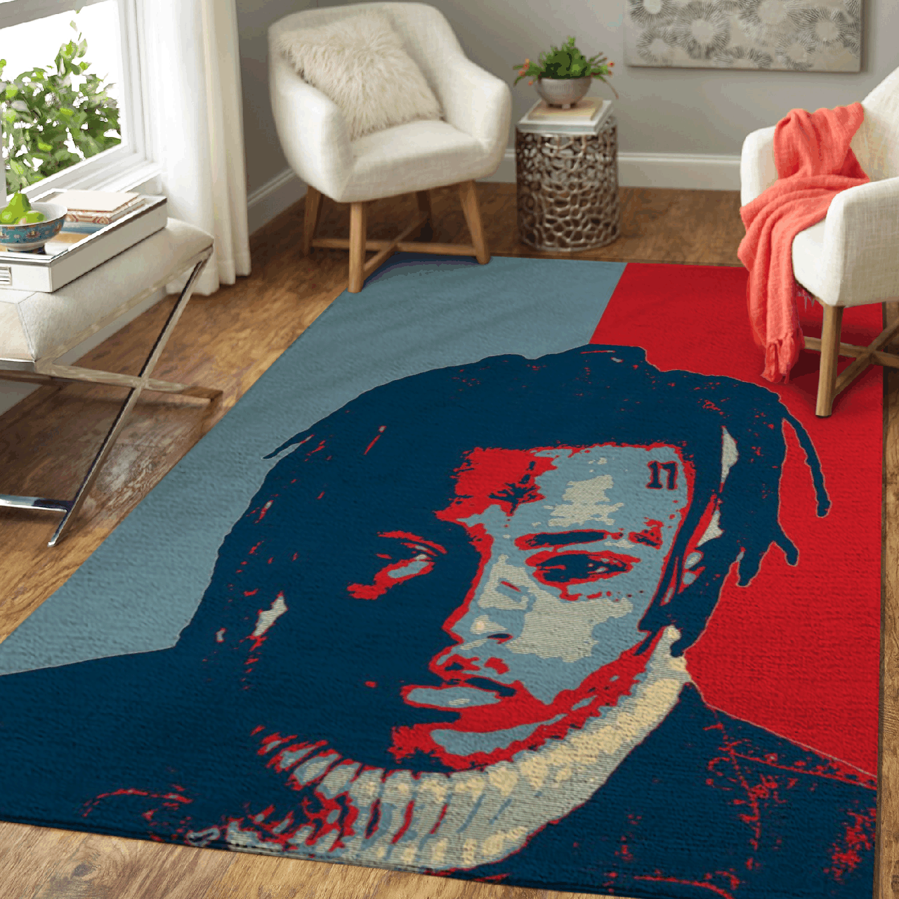 Xxxtentacion American Rapper Hiphop Anniversary Pop Art Area  Chussin | Home Decor Easily