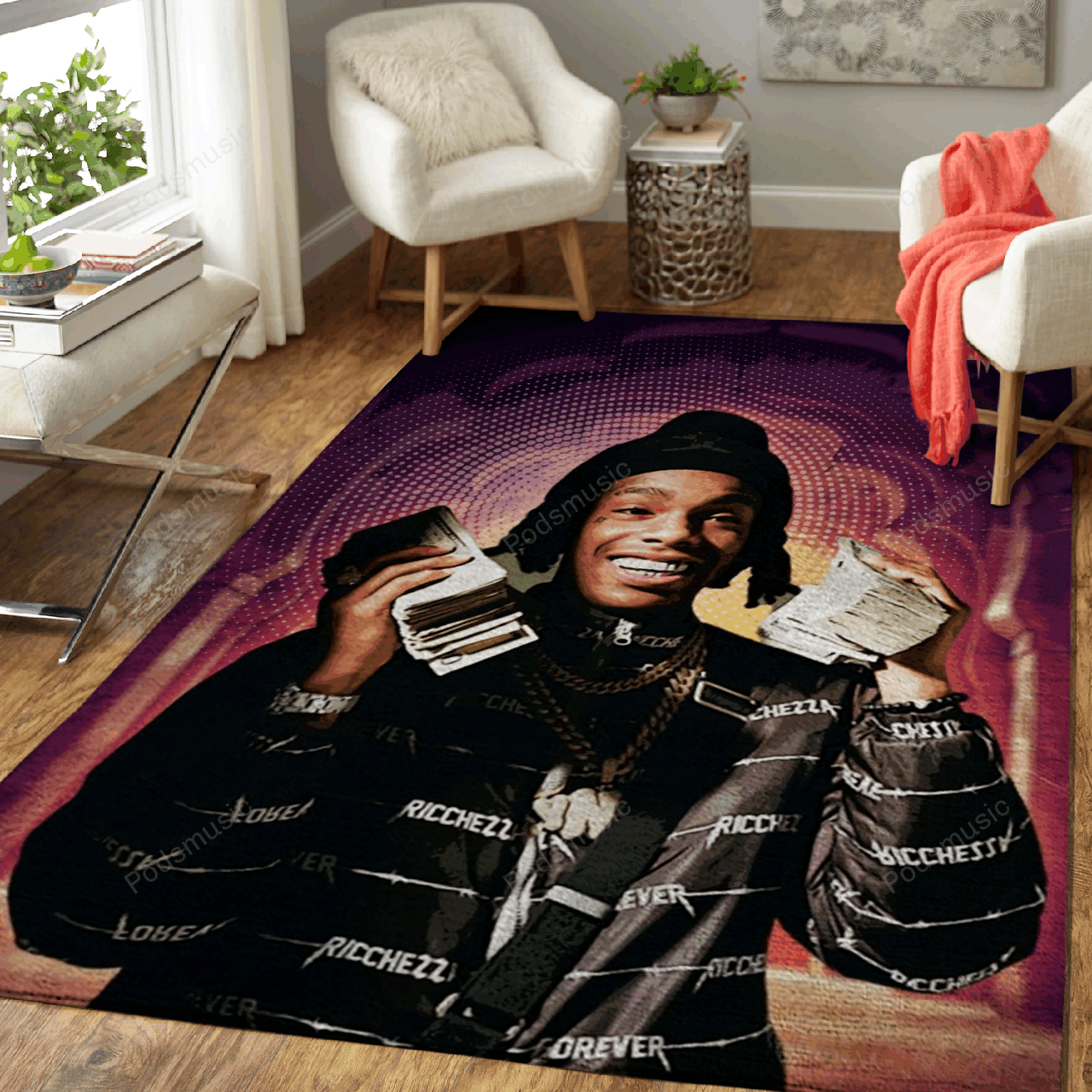 Ynw Melly Rap Music Art For Fans Area  Chussin | Home Decor Easily