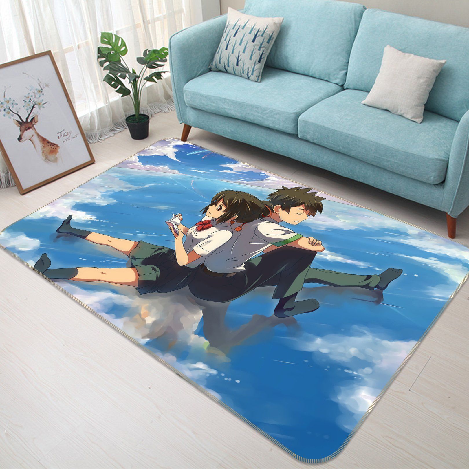 Your Name Anime 6 Area Rug  Chussin | Home Decor Easily