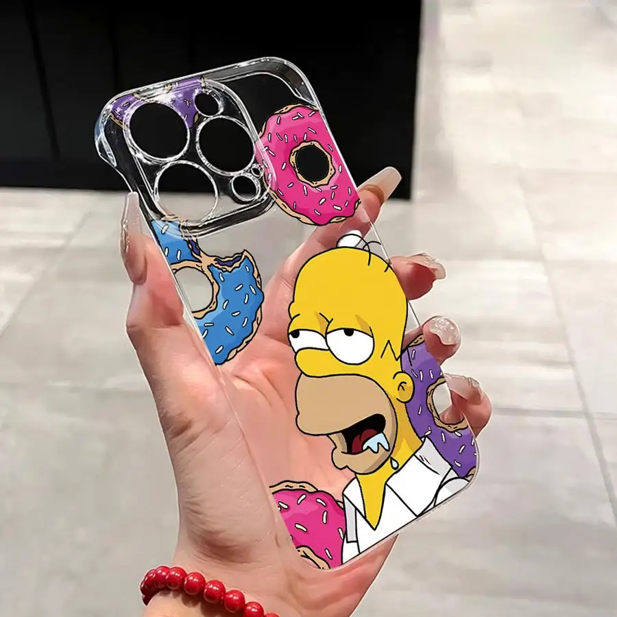 Anime The Simpsons Clear Hard Phone Case
