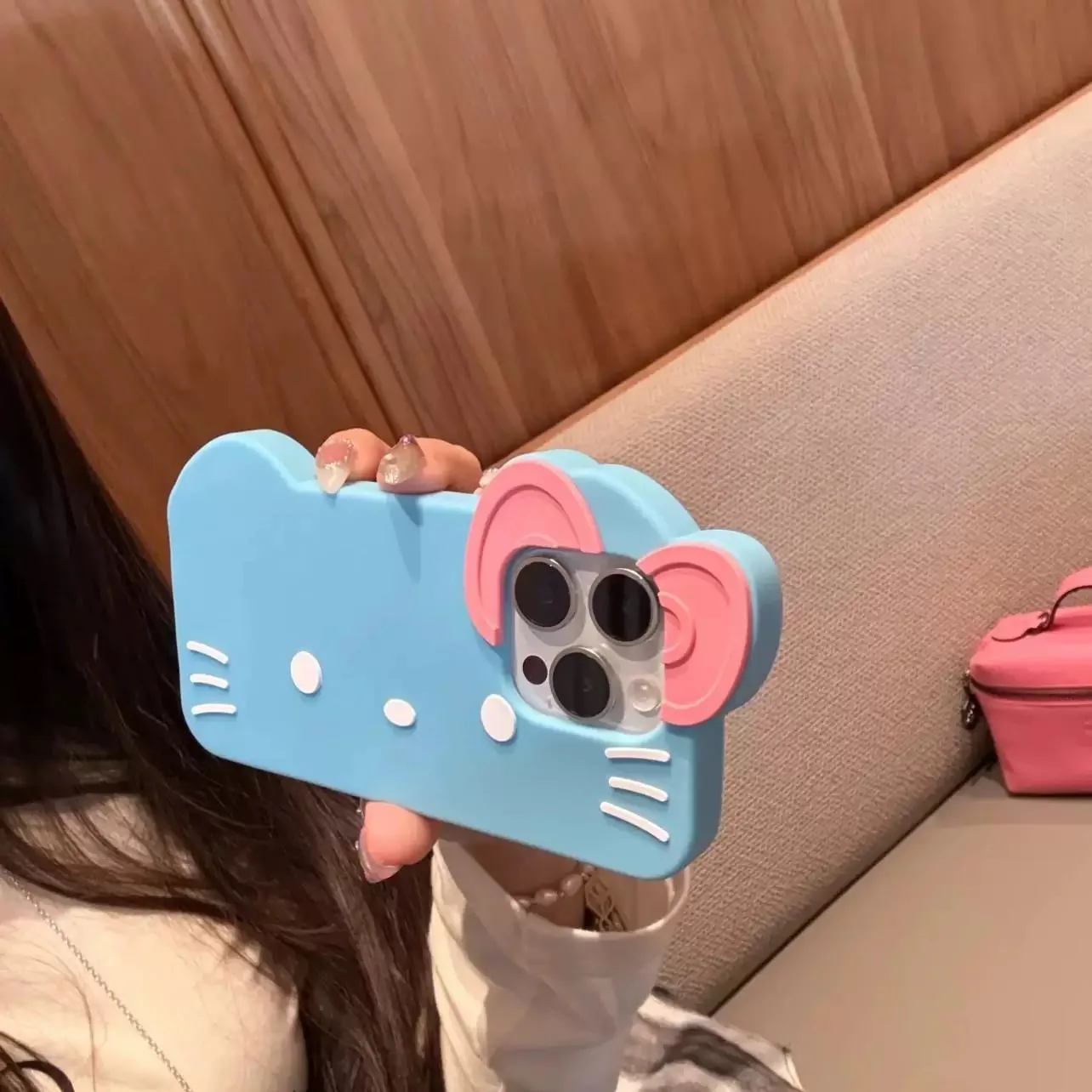 3D Cartoon Hello Kitty Phone Case